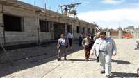 بازديد از پروژه در حال ساخت مركز خدمات جامع سلامت شماره يك گرمسار 