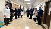 بازديد دكتر عرب آراداني مدير شبكه بهداشت و درمان شهرستان گرمسار از مركز خدمات جامع سلامت شهيد صفري