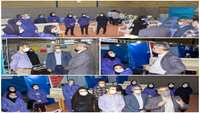 بازدید همتی معاون فرمانداری شهرستان گرمسار از سالن تجمیعی واکسیناسیون یاس 