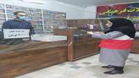 بازدید تیم نظارت نیروهای داوطلب هلال احمر تحت پوشش مرکز خدمات جامع سلامت تدبیر گرمسار از اماکن عمومی