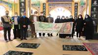 تجدید میثاق پرسنل شبکه بهداشت و درمان شهرستان گرمسار با شهدا