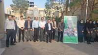 همایش  پیاده روی کارکنان شبکه بهداشت درمان شهرستان گرمسار