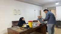 انجام طرح غربالگری دیابت و فشار خون در اداره آب و فاضلاب شهرستان گرمسار مورخ 1402/9/29