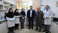 تجلیل از پرسنل خدوم و زحمتکش آزمایشگاه به مناسبت زادروز حکیم جرجانی