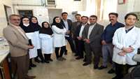 تقدير از پرسنل آزمايشگاه مركز تدبير گرمسار