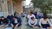 مراسم پر فیض زیارت عاشورا در شبکه بهداشت و درمان شهرستان گرمسار