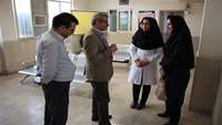 بازديد سرپرست شبكه بهداشت از مركز تدبير گرمسار