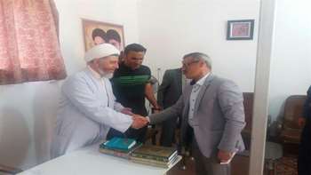 جلسه بهداشتي آقاي دكتر عرب آراداني در دفتر امام جمعه ايوانكي