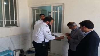 بازديد سرزده مسئولين شبكه گرمسار از پايگاه فوريتهاي پرشكي ايوان كي