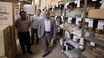بازدید از انبار شبکه بهداشت