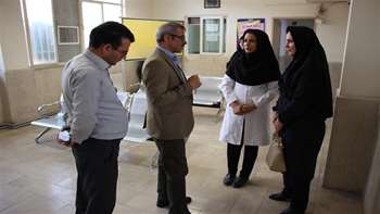 بازديد سرپرست شبكه بهداشت از مركز تدبير گرمسار