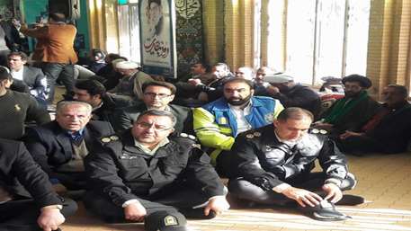  حضور پرسنل شبكه بهداشت ودرمان شهرستان گرمسار در تجمع 9 دي 